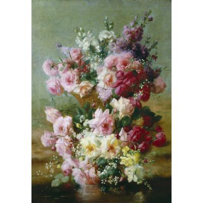Frederick Fenetti – A Profusion of Roses and Summer Flowers